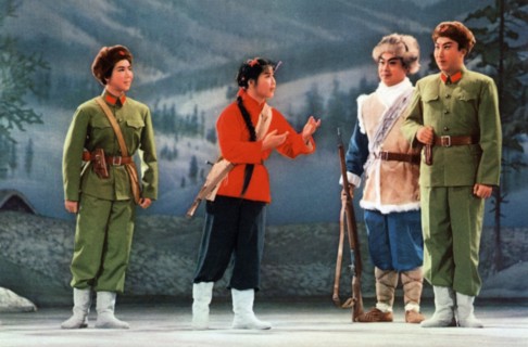 The modern revolutionary peking opera 'taking tiger mountain by strategy', carefully revised, perfected and polished to the last detail with our great leader chairman mao's loving care, now glitters w...