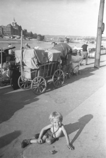 World war 2, life starts to get better after the war - a family returning home, summer 1945.