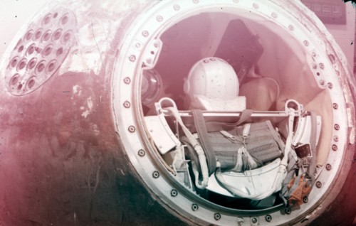 Vostok reentry capsule, early version of the soyuz, 1967.
