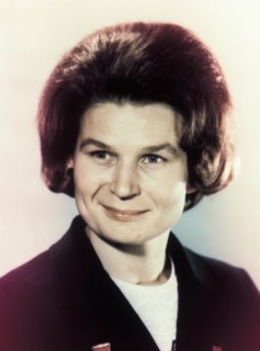 Soviet cosmonaut valentina tereshkova, the first woman in space, 1965.