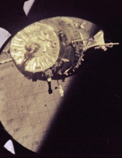 Soyuz 4 / 5 - just after unlinking, july 1969.