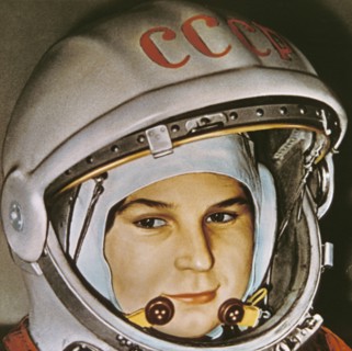Soviet cosmonaut valentina tereshkova, the first woman in space, prior to her flight aboard vostok 6, june 16, 1963.