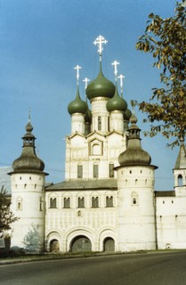 Church of st, john the apostle in the rostov kremlin in rostov the great, yaroslavl region of russia.