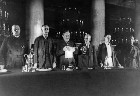 Andrei vyshinsky reading the verdict at the end of the shakhtinsky trials for counter-revolutionary activities in 1928, vyshinsky became notorious for his role in organizing the purge trials of 1937-3...