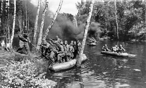 Soviet army and navy day, landing troops training, january 1965.
