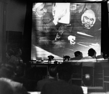 Soyuz-9, ground control communicating with the cosmonauts of soyuz 9, 1970.