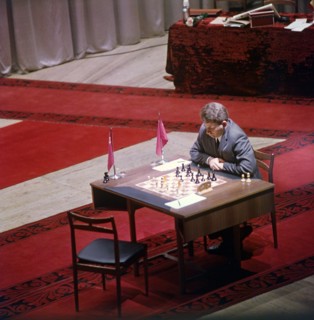 Moscow, the match between tigran petrosyan and boris spassky, june 21, 1969.