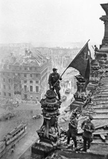 World war 2, the great patriotic war, the raising of the soviet flag over the reichstag in berlin, germany, may 1, 1945,  ???, ??????, ????? ?????? (????????? ???? 150-? ?????? ???????? ll ??????? ???...
