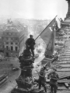 World war 2, the great patriotic war, the raising of the soviet flag over the reichstag in berlin, germany, may 1, 1945,  ???, ??????, ????? ?????? (????????? ???? 150-? ?????? ???????? ll ??????? ???...