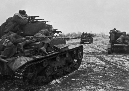 The third ukrainian front, a battle in kherson region, reproduction.
