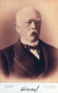 Otto von bismarck, german (prussian) statesman (1815-1898).