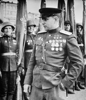 Pokryshkin, alexandr, 1945, famous world war 2 soviet pilot.
