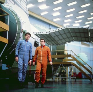 Salyut 6, soyuz 32 crew valery ryumin and vladimir lyakhov, 1979.