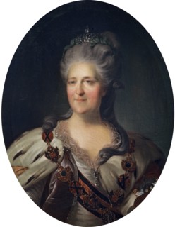 Portrait of catherine the great by f, rokotov.