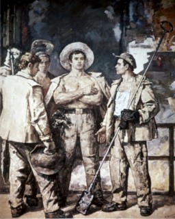 Metal workers of donbass' by m, g, belsky.