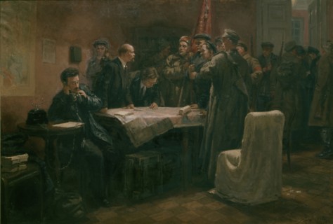Before the assault' by s, p, viktorov, oct, 25, 1917.