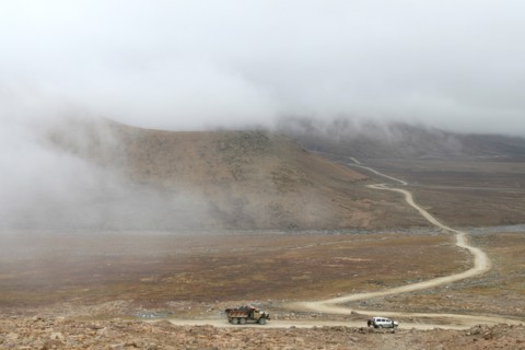 Oao 'kongor-chrom' mines, mining of chromium ore in the ural region of russia, september 2006.