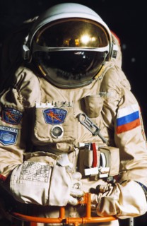 The orlan-dma spacesuit, 1997.