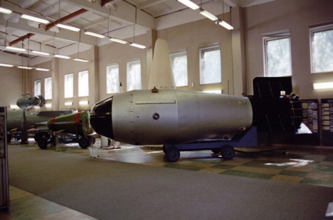 The world's most powerful hydrogen bomb on display at an arms museum in sarov, russia, it is nick-named 'kuzkina mat' nikita khrushchev's threat, in memory of the famous address of the soviet leader t...