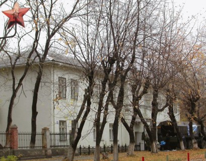 Chelyabinsk region, russia, october 28, 2003, a building of the orphanage in the town of kopeisk (the ural area) seen after reconstruction, under the order of the russian president the orphanage was s...