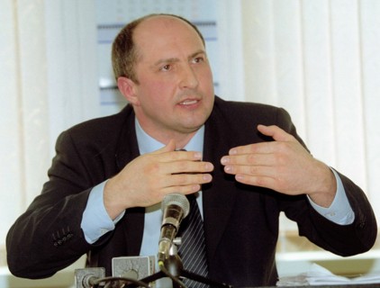 Volgograd, russia, march 30, viktor makushin - president of the mair industrial group that comprises the 'west-md' volgograd tube-casting plant.
