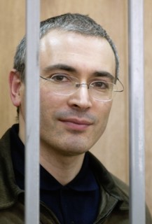 The ex-head of yukos, mikhail khodorkovsky in the building of meshchansky court, the court has postponed announcement of the verdict in the m, khodorkovsky, p, lebedev and a, krainov case until may 19...