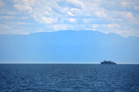 Irkutsk region, russia, july 27, 2011, lake baikal.