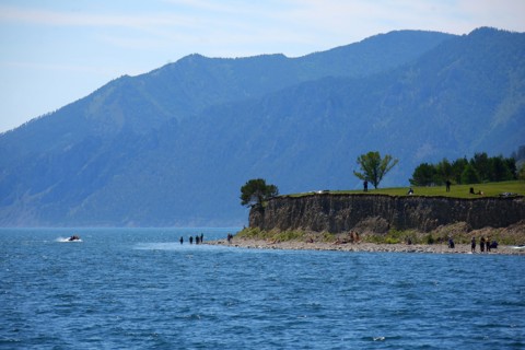 Irkutsk region, russia, july 27, 2011, lake baikal.