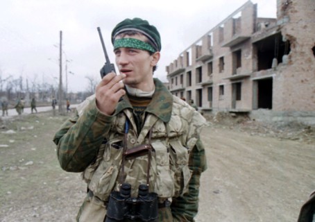 Small groups of chechen rebels are putting up resistance to police and federal troops in the outskirts of grozny, the situation in the centre of grozny is returning to normal,ops: a dudaev militant in...