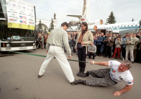 A new most interesting record was set up on september 17, 1997 at the opening ceremony of an annual exhibition 'podmoskovye' (districts near moscow) at the russia's exhibition centre, by famous russia...