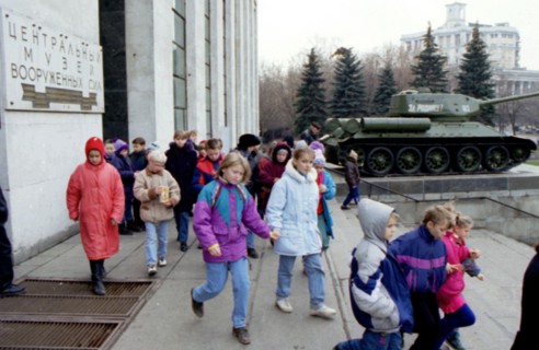 Thousands of children of moscow and the region visited the central museum of the russian armed forces in the days of november school vacations.