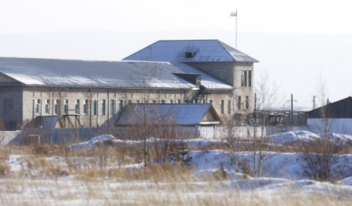 Chita, russia, january 26, 2006, the picture shows the chita prison camp #3, where mikhail khodorkovsky, the former yukos boss, might be transferred to from the krasnokamensk prison camp.