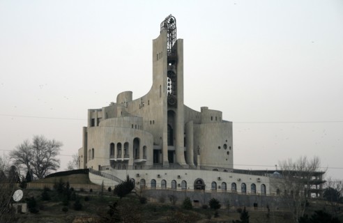 Tbilisi, georgia, a view of the palace of georgian businessman badri patarkatsishvili in tbilisi, on 21,02,2006, russian tycoon boris berezovsky sold all his remaining business interests in russia to ...