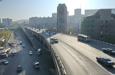 Gogolevskaya road junction, vladivostok, russia, 2006.