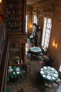 The library hall at pushkin cafe, moscow, russia, february 2007.