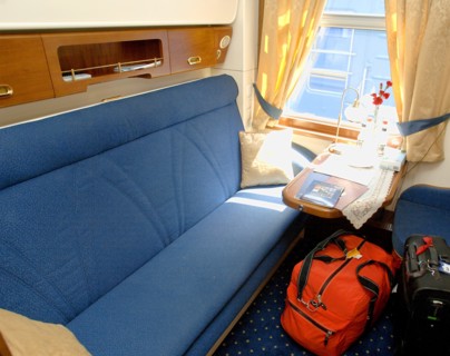 Moscow, russia, june 4, 2007, interior of the golden eagle express, the new $25 million fully en-suite private train has been launched by long-distance luxury train operator gw travel limited to serve...