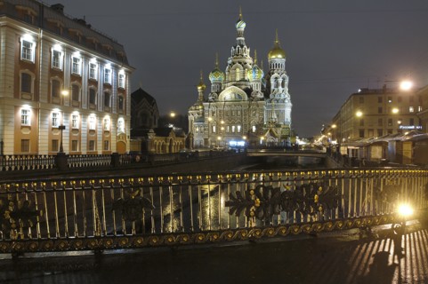 St, petersburg, russia, the church of the savior on the spilled blood, february 2008.