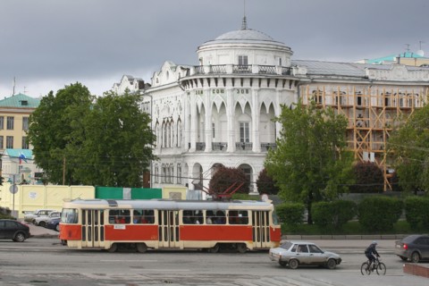 Yekaterinburg, russia the residence of the president of the russian federation is under construction, june 2008.