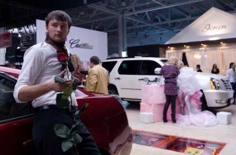 Opening day of the millionaire fair - 2008 exhibition at crocus expo international exhibition centre, moscow, russia, november 27, 2008.
