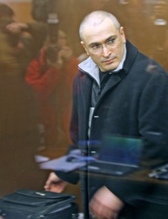 Moscow, russia, march 31, 2009, former yukos head mikhail khodorkovsky appears in khamovniki district court on the charges of stealing 892bn rubles ($26bn) worth of oil produced by yukos daughter comp...