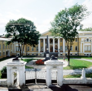 Building of former lazarev institute of oriental languages in moscow, 1987.