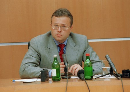 Head of the national reserve bank, alexander lebedev.