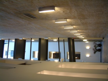 Hotel bergs, riga, latvia, 2003, lobby interior.