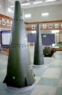 Sarov, nizhny novgorod region, russia, 2000, the nuclear arms museum of the russian federal nuclear centre in sarov (formerly arzamas-16) was replenished with new, recently declassified exhibits, the ...
