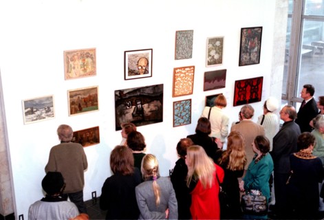 Moscow, russia, 1998: an exhibition the 'lianozov group: sources and destinies' has opened in the tretyakov art gallery