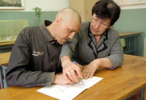 Russian federation, october 22, penitentiary institution 2, where first sentence prisoners serve their sentences, has its premises in the central part of the city of ekaterinburg, dispite the fact tha...