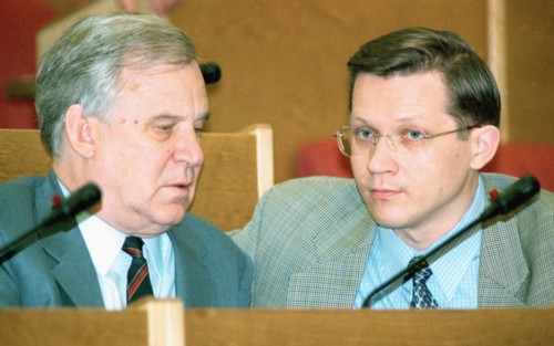 Vladimir ryzhkov, member of the russian federation duma (parliament), moscow, russia, june 1999.