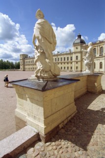 The throne hall of the gatchina palace (in picture) a favourite palace of the russian emperors will be opened for visitors to the summer season after the reconstruction.