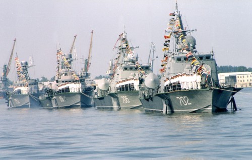 Caspian flotilla, russian navy day celebrations in astrakhan.