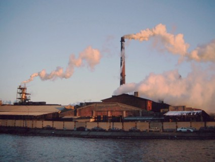 Factories, kaliningrad, russia, 2001.